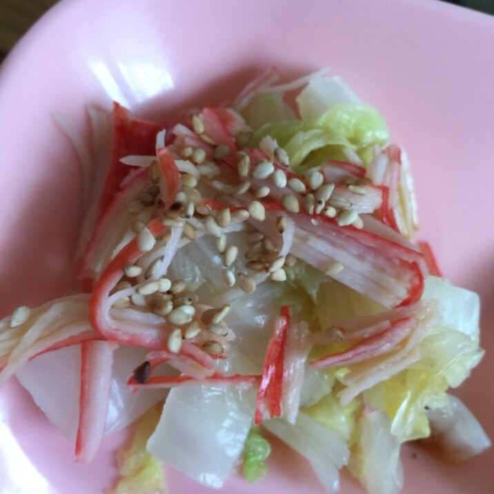 お弁当に 白菜のカニカマ乗せ レシピ 作り方 By こたなれ 楽天レシピ